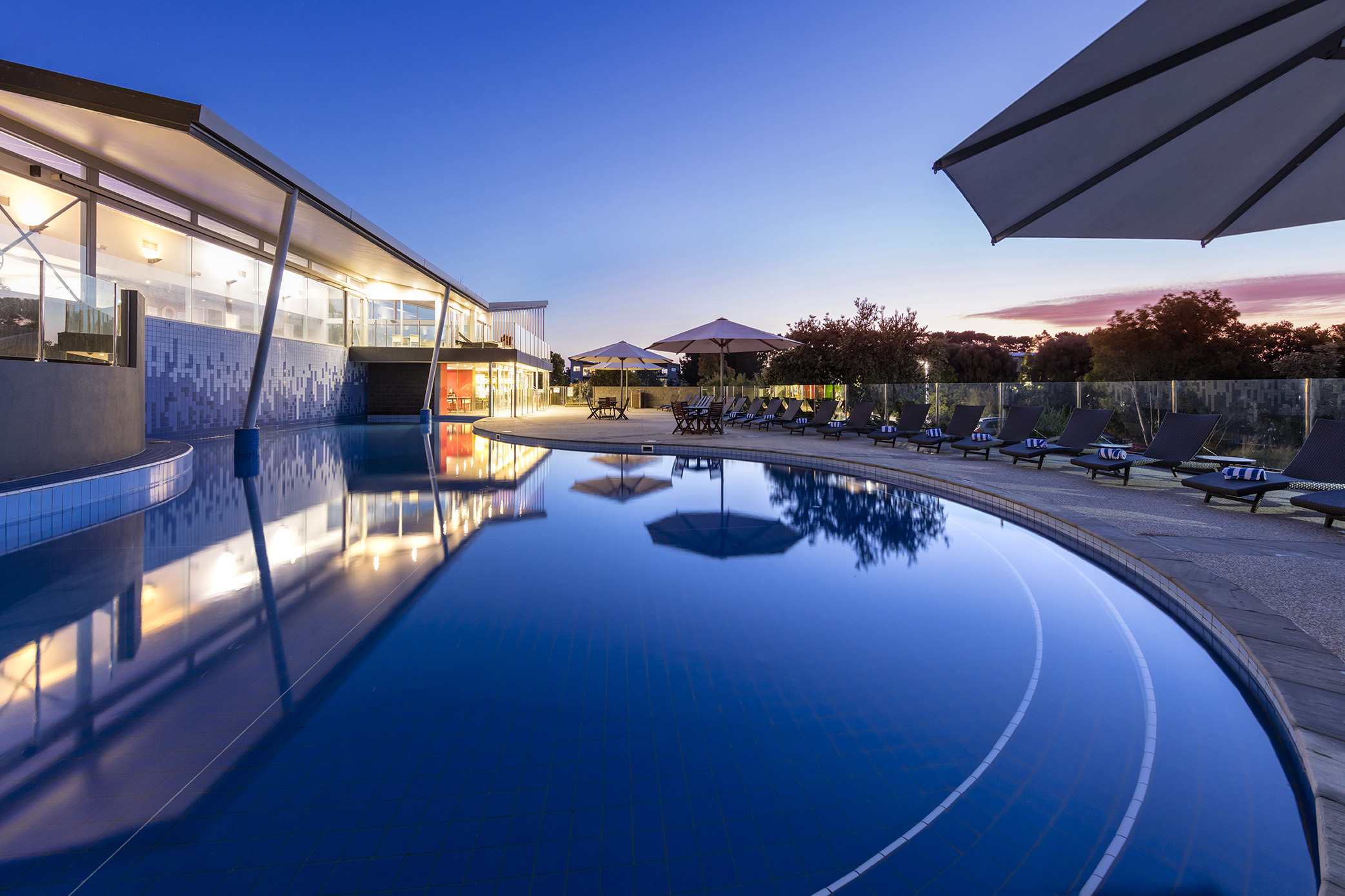 Indoor resort pool